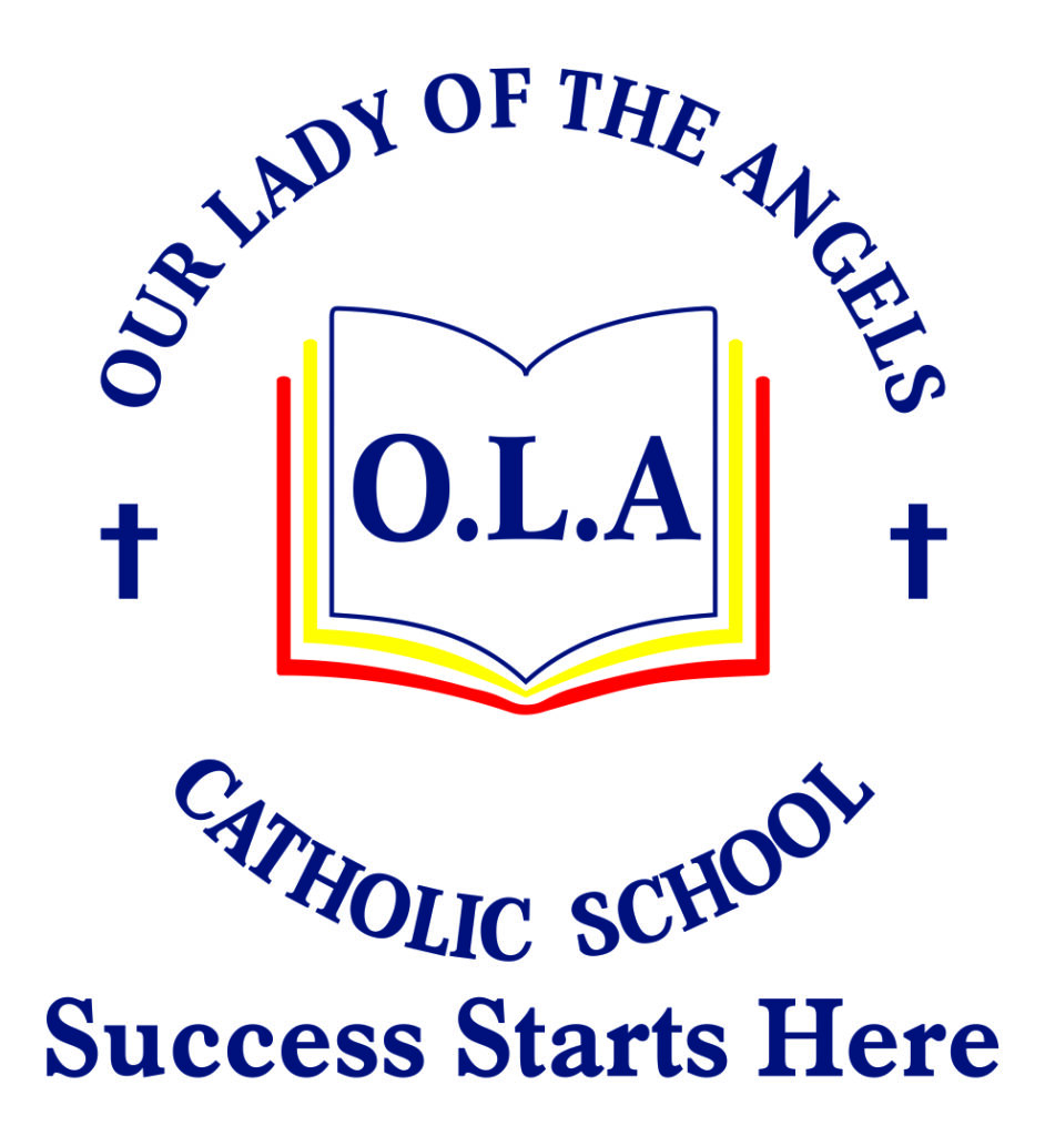 Color Logo: Our Lady of the Angels Catholic School: Success Starts Here